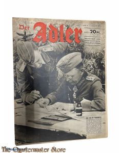 Zeitschrift Der Adler heft 17, 17 august  1943  (Magazine Der Adler No 17, 17 august 1943)
