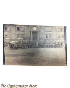 Studio photo 1923 Artillerie einheid mit Kanonne 