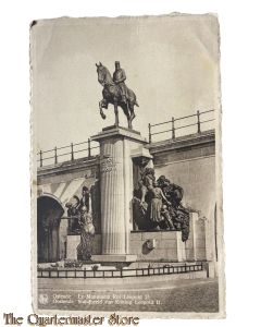 Carte Postal 1914-18 Ostende- Le Monument Roi Leopold II