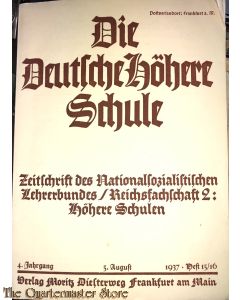 Die Deutsche Hohere Schule 1937 heft 15/16
