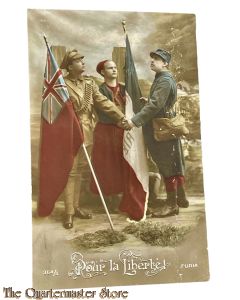 Postcard - 1914-18  Pour la Liberte 