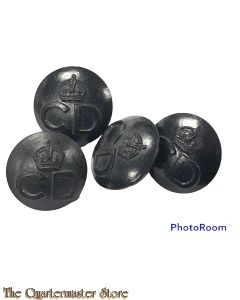 WW2  4 Economy buttons Civil Defence (WO2 4 plastic knopen Civil Defence)