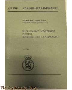 Voorschrift 2-1500 Reglement inwendige Dienst K.L.