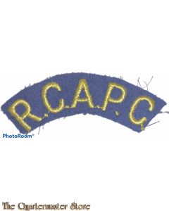 Shoulder title Royal Canadian Army Pay Corps (R.C.A.P.C.)
