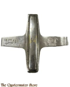 British 18 pounder shell base transit clip with original markings
