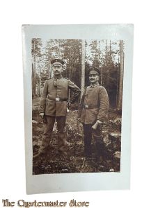 Postkarte 1914-18 Unteroffizier 17/11 und Soldat