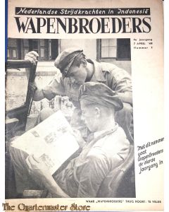 Krant Wapenbroeders no 1 Ned Strijdkrachten in Indonesie 4e jrg 7 april 1949