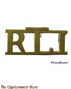 Shoulder title Rand Light Infantry  RLI South Africa (brass)