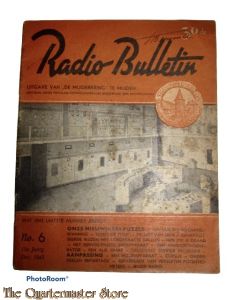 Radio Bulletin no 6 1943 de Muiderkring te Muiden in WW2