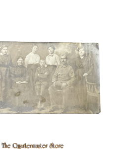 Studio photo 1914 Soldat mit Familie 