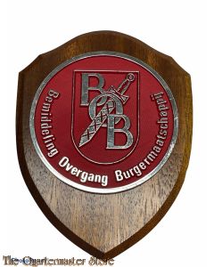 Wandschild Bemiddeling Overgang Burger 