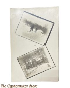 (Photo) Postkarte 1917 Deutscher Soldaten im Schnee
