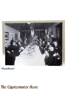 Grote Foto diner Amsterdam 1910-1915 met militairen