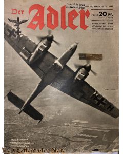 Zeitschrift Der Adler heft 15 ,20 juli 1943  (Magazine Der Adler  no 15 ,20 juli 1943)