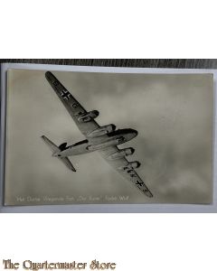 Postkarte 40-45 Het Duitse Vliegende Fort ""der Kurier"" Focke Wulff