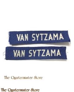 Straatnamen  VAN SYTZAMA