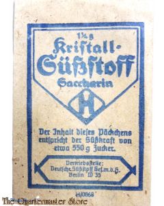 Kristall Sussstoff Sacharin WW2 (German Sacharine sweetener WW2)