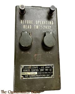 US Army RM-52 Signal Corps Remote Control Unit 1945