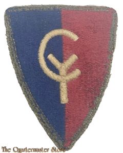 Mouwembleem 38th Infantry Division green back (Sleeve patch 38th Infantry Division)