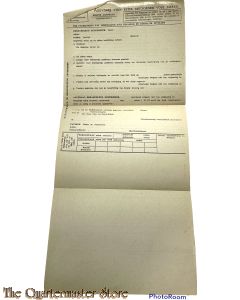 Aanvraag extra rantsoenen voor zieken 1948