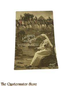 France - Postcard 1915 Les Dames de France, C'est encore un peu de la France, Qu'ils trouveront á l'ambulance
