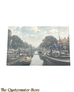 Ansichtkaart 1936 Groningen Loopende diep 