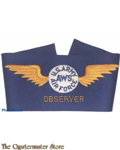 Brassard US Army AWS Air Force OBSERVER WW2