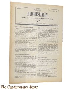 Nederlandsche Spoorwegen Mededeelingen (betreffende personeels aangelegenheden) No 2, 14 september 1942