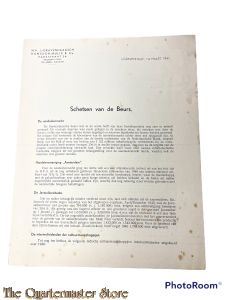 Stencil Schetsen van de Beurs 's Gravenhage 14 maart 1941