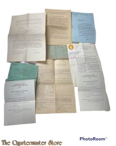 Documenten tbv aanwijzing van candidaat Indisch Ambtenaren 1945 (Delfzijl)