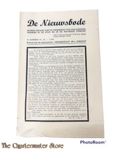 Krant de Nieuwsbode 2e jrg No 121 , 7 juli 1945 