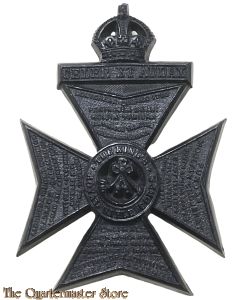Cap Badge KRRC Kings Royal Rifle Corps Economy (plastic)