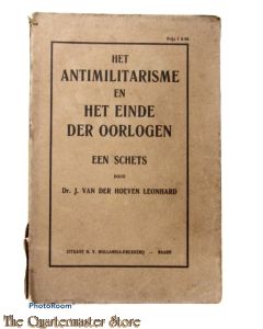 Book - Het antimilitarisme en het einde der oorlogen 1929