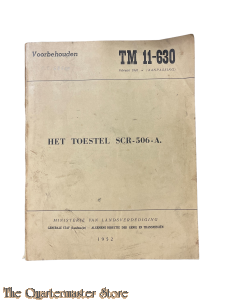 TM-11-630 Het toestel SCR-506-A