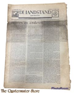 Krant de Landstand , '3e jrg no 16 Vrijdag 21 April 1944  Zuidholland (Boeren en anderen)