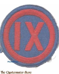 Mouwembleem 9th Corps (Sleeve patch 9th Corps)