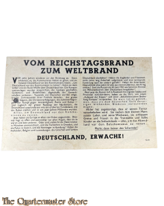 Flugbatt/Pamphlet/Leaflet G.10 Wofür Kampft Deutschland ?