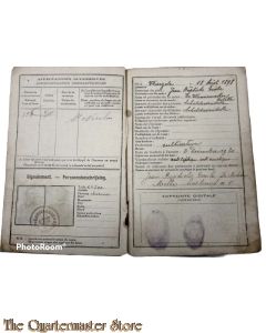 Belgium - Militair Mobilisatie zakboekje 1918/1919