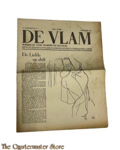 Krant de Vlam Weekblad voor vrijheid en cultuur 1e jrg no 11, 4 augustus 1945