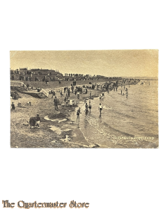 Ansichtkaart 1940 Delfzijl, Zeestrand