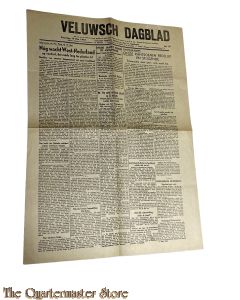 Krant , Veluws Dagblad no 18, 19 mei 1945