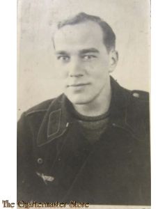 Photo (Mil. Postcard ) Panzerman in Ausbldung