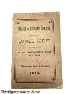 Marsch- en Nationale Liederen , Nat. Christen-Onderofficieren Vereeniging voor de Militairen van Land- en Zeemacht, 1910 