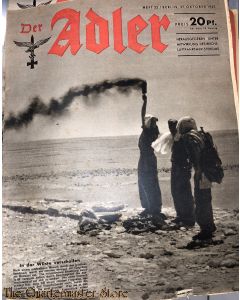 Zeitschrift Der Adler heft 22 , 27 okt 1942  (Magazine Der Adler no 22, 27 oct 1942)