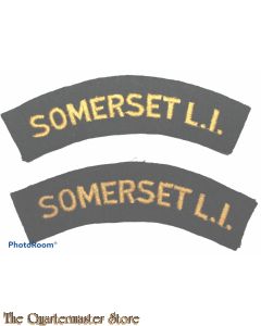 Shoulder flashes Somerset Light Infantry (Prince Albert's)