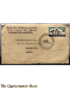 First Day cover First meeting the Transkei legislative Assembly 11-12-1963