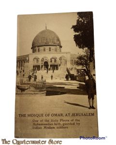 Postcard 14-18 The Mosque of Omar, at Jerusalem
