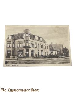 Ansichtkaart 1938 Haren, Achterweg
