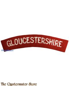 Shoulder flash Gloucestershire Regiment