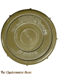 US Army container matches wood non safety strike anywhere